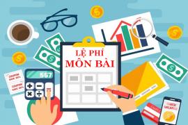 Lệ phí môn bài với Văn phòng đại diện