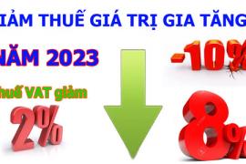 Giảm 2% thuế giá trị gia tăng từ 1/7