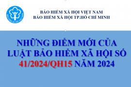 NHỮNG ĐIỂM MỚI CỦA LUẬT BẢO HIỂM XÃ HỘI SỐ 41/2024/QH15 NĂM 2024