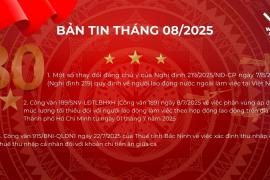 BẢN TIN THÁNG 08/2025