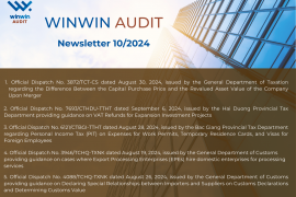 WINWIN AUDIT NEWSLETTER 10/2024