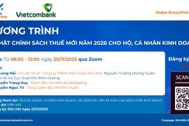 CHƯƠNG TRÌNH:  "Cập nhật chính sách thuế mới 2026 cho hộ, cá nhân kinh doanh"